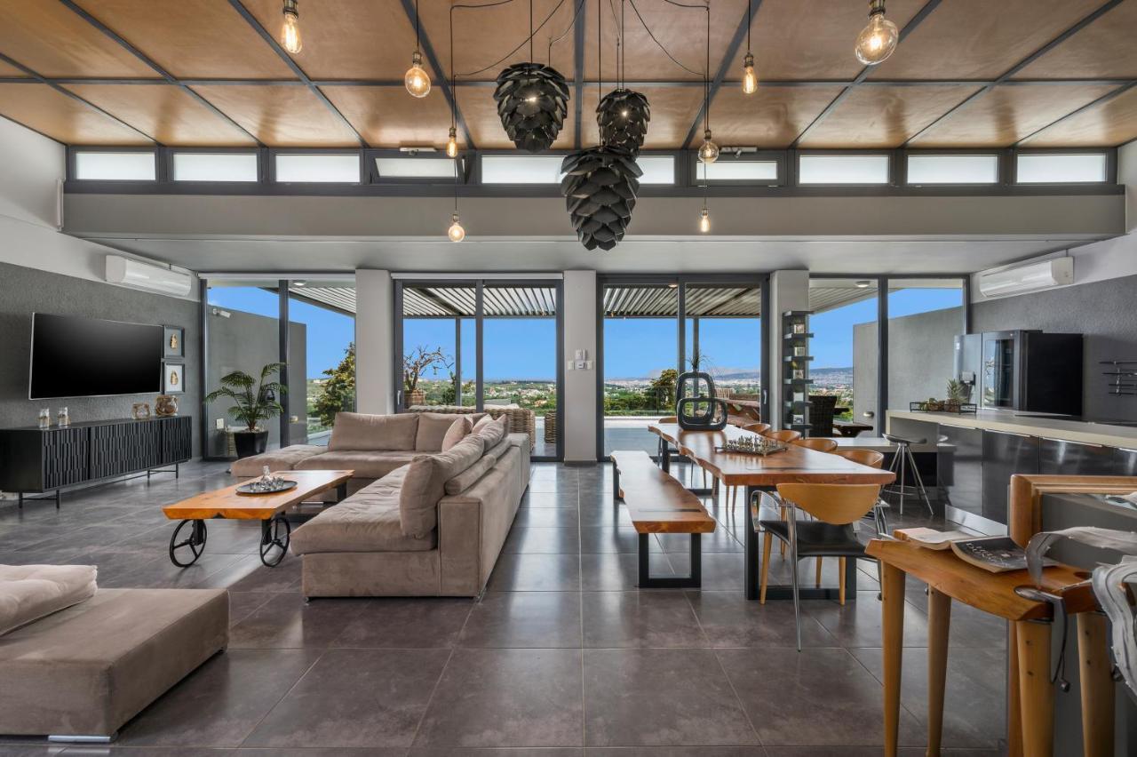 Olivenest Chania Executive Villa Perivólia Exterior foto
