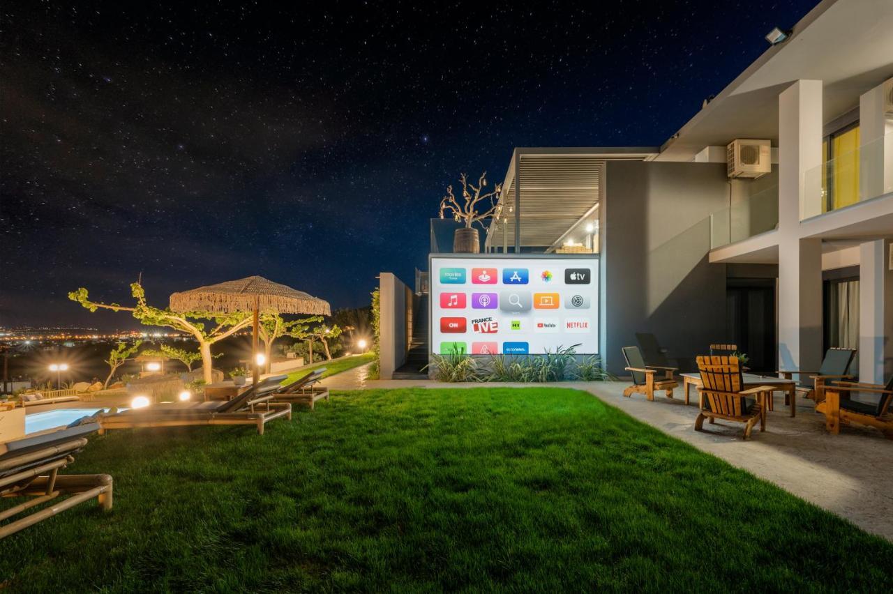 Olivenest Chania Executive Villa Perivólia Exterior foto