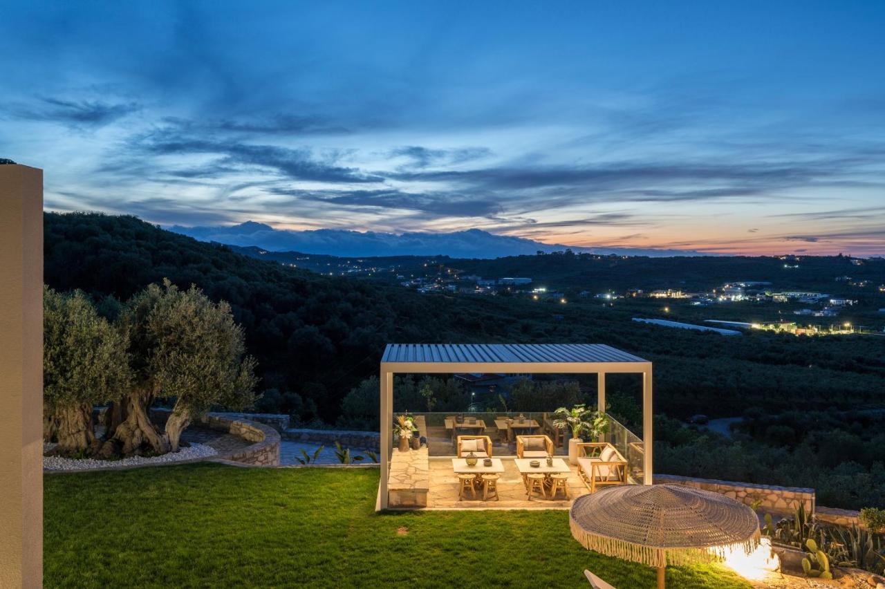 Olivenest Chania Executive Villa Perivólia Exterior foto